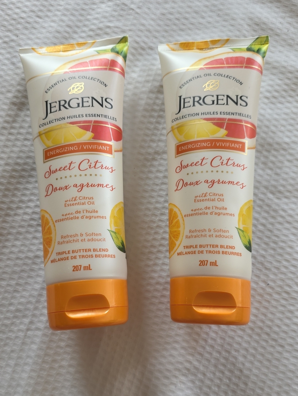 New Discontinued Jergens Sweet Citrus body lotion full size